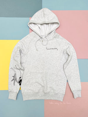 (S/S 2020) Hoof+Claw+Paw+Hand hoodie in WHITE HEATHER