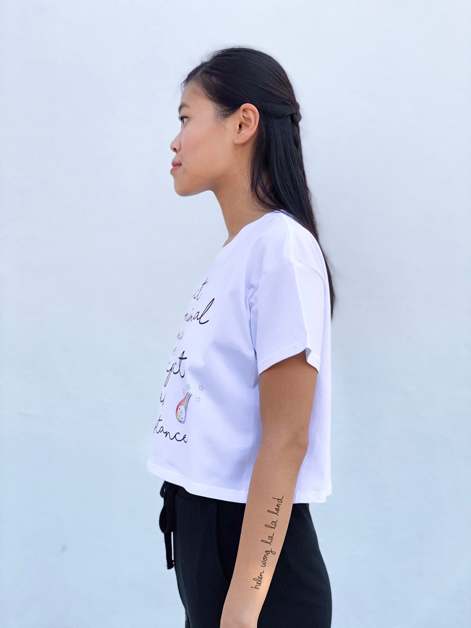 (S/S 2020) Respect Animal Existence crop tee