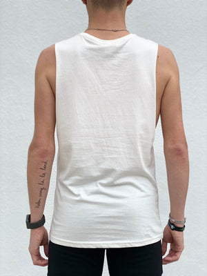 (S/S 2020) The Cow Is Not Your Mother sleeveless tee in CREAM ORGANIC