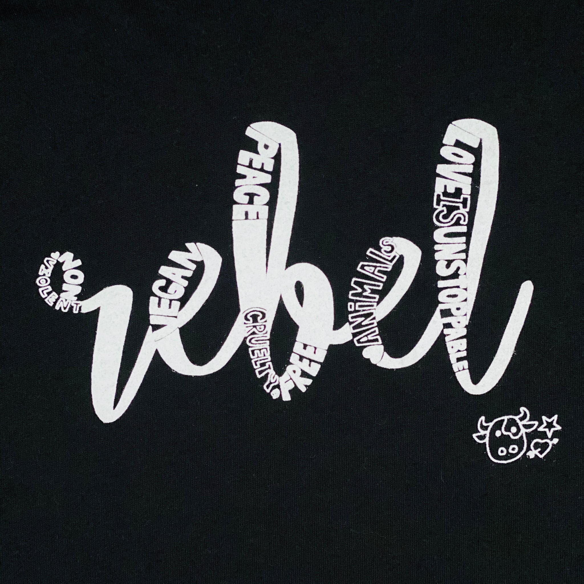 (S/S 2020) Rebel lightweight cinched cropped hoodie in BLACK