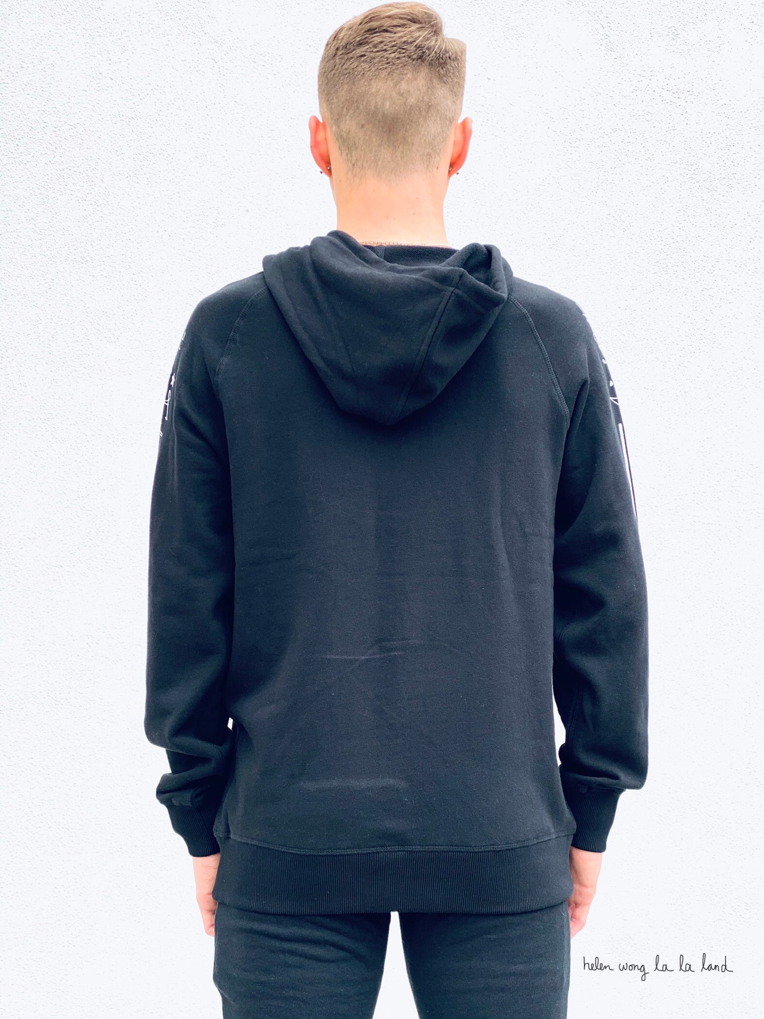 (S/S 2020) Human Freedom = Animal Rights hoodie in BLACK