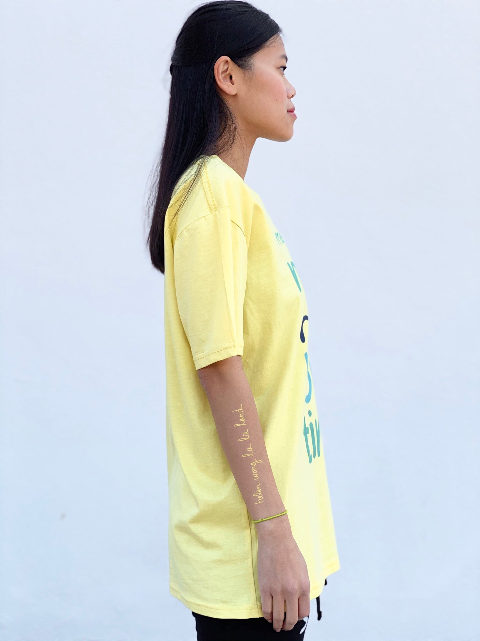 (S/S 2020) Me So Vegan 💙 tee in LEMON YELLOW