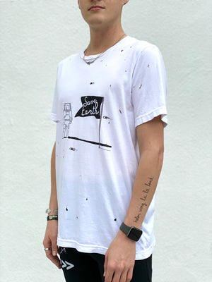 (S/S 2020) Save Earth distressed tee m