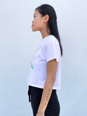 (S/S 2020) ✌🏼Vegan Hawaii - crop tee