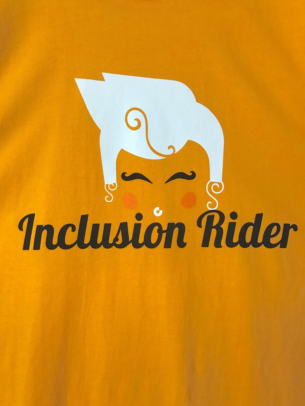 Inclusion Rider tee in GOLD UNISEX