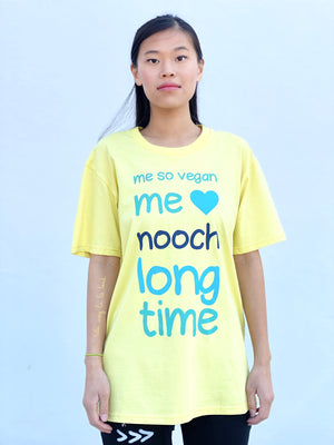 (S/S 2020) Me So Vegan 💙 tee in LEMON YELLOW