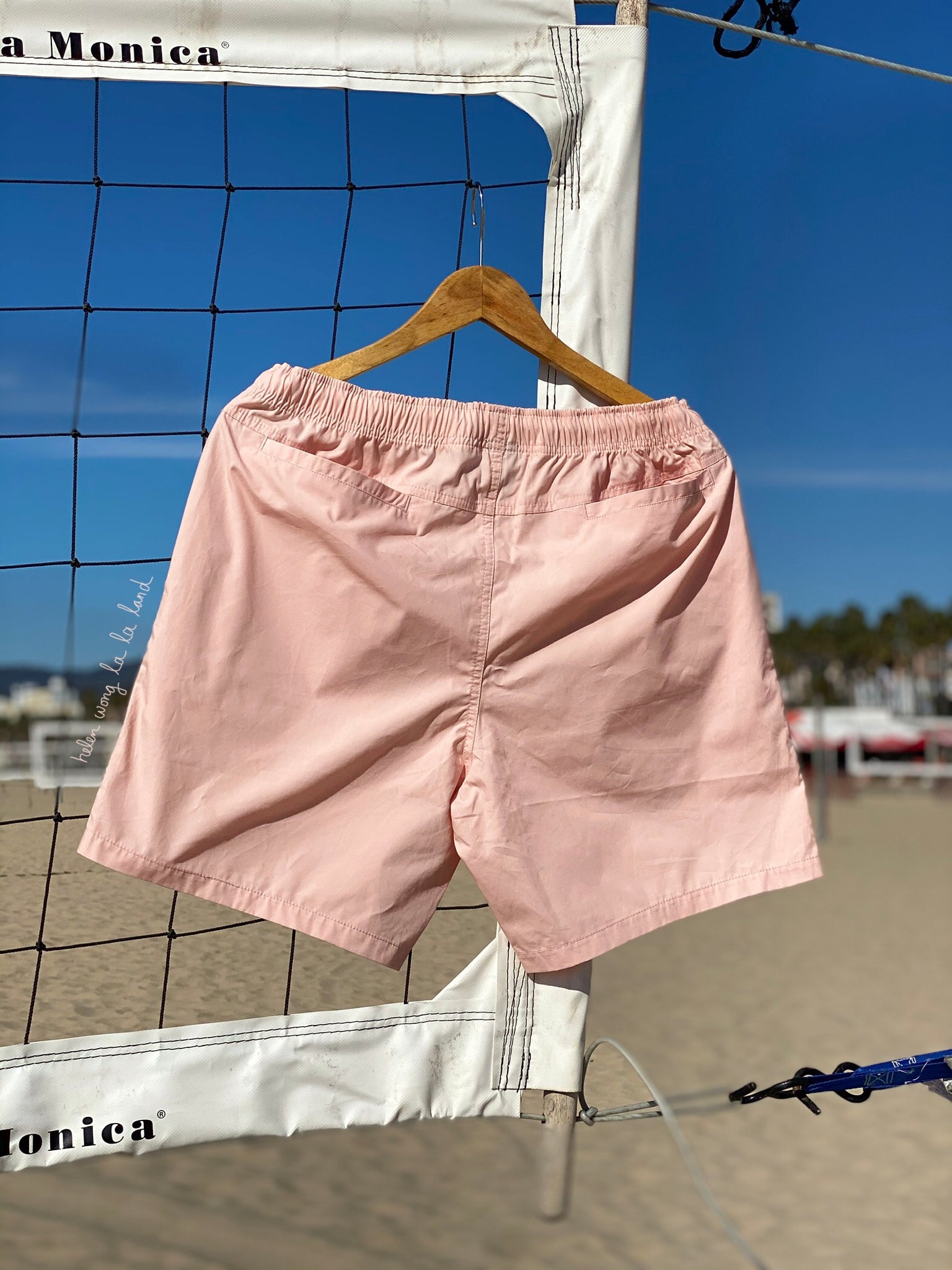 (S/S 2020) ✌🏼Vegan Hawaii beach shorts in PALE CORAL PINK