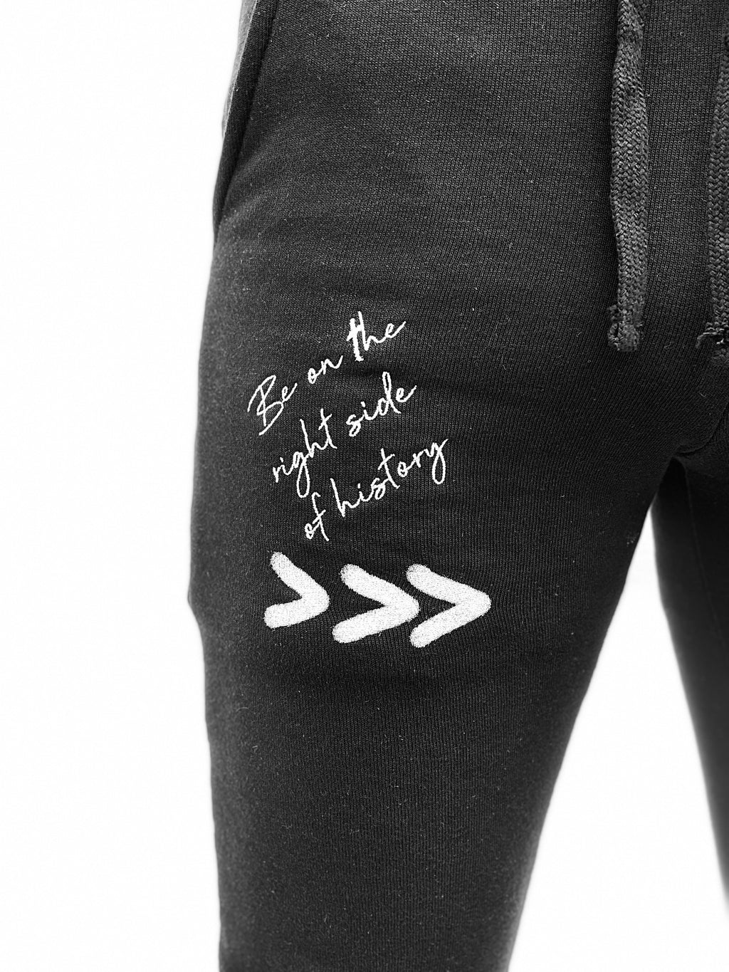 (S/S 2020) French Terry Unisex Joggers in BLACK ORGANIC RPET